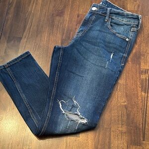 Old Navy Women's Skinny Jeans - Dark Blue, 8 Short